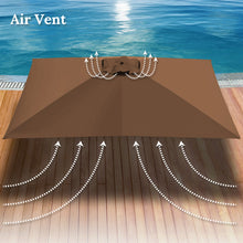 Load image into Gallery viewer, 6-Rib 10'x6.5' Patio Umbrella Replacement Canopy for Outdoor