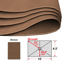 Load image into Gallery viewer, 6-Rib 10'x6.5' Solar Patio Umbrella Replacement Canopy cover for Outdoor