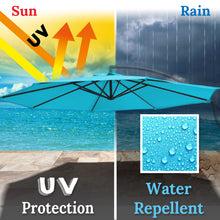 Load image into Gallery viewer, 10ft 8 Rib Canopy Replacement Cover for Patio Hanging Umbrella