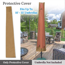 Load image into Gallery viewer, Large Patio Umbrella Protect Cover for Hanging/ Cantilever/ Standard Parasol PE