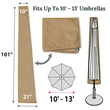 Load image into Gallery viewer, Large Patio Umbrella Protect Cover for Hanging/ Cantilever/ Standard Parasol PE