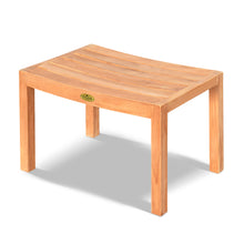 Load image into Gallery viewer, KINGTEAK Indoor &amp; Outdoor 23.4&quot; Golden Teak Wood Side Table
