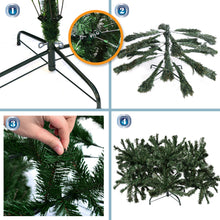 Load image into Gallery viewer, New high level Christmas Tree 6.5ft with Sturdy Metal leg Xmas Full Pine Spruce