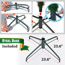 Load image into Gallery viewer, New high level Christmas Tree 7ft with Sturdy Metal leg Xmas Full Pine Spruce