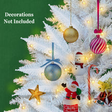 Load image into Gallery viewer, LED Christmas Tree 7FT Steel Base Xmas WHITE NATURAL prelit fir