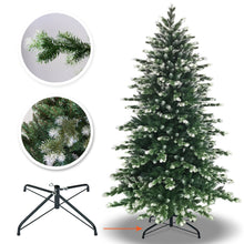 Load image into Gallery viewer, 7' Premium Snow Artificial Christmas Pine Tree Holiday Decor Xmas Tree