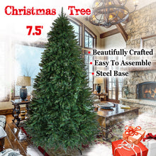 Load image into Gallery viewer, New high level Christmas Tree 7.5ft with Sturdy Metal leg Xmas Full Pine Spruce