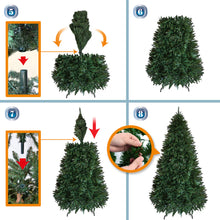 Load image into Gallery viewer, New high level Christmas Tree 7.5ft with Sturdy Metal leg Xmas Full Pine Spruce
