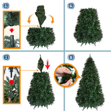 Load image into Gallery viewer, New high level Christmas Tree 7.5ft with Sturdy Metal leg Xmas Full Pine Spruce