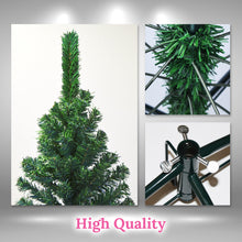 Load image into Gallery viewer, 5/6' Artificial Wall Space Saving Half Corner Christmas Tree with Steel Base