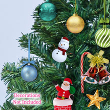 Load image into Gallery viewer, 5 Artificial Wall Space Saving Half Corner Christmas Tree with Steel Base