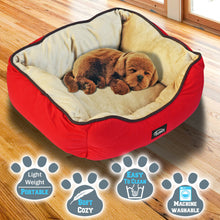 Load image into Gallery viewer, 23.6"x18.9" Heavy Duty Pet Puppy Dog Cat Warm Cushion Soft Sleeping Bed