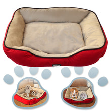 Load image into Gallery viewer, Pet Dog Puppy Cat Soft Fleece Warm Sofa Cotton Plush Mat Sleeping Bed