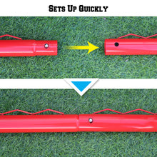 Load image into Gallery viewer, 72"x48"x30" Senior Hockey Elite Goal Regulation Sport Net with Steel Tube