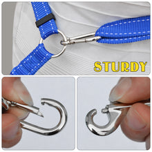 Load image into Gallery viewer, Hands Free Running Dog Leash Bungee Reflective Strip for Jogging Walking Hiking