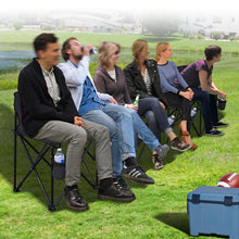 Load image into Gallery viewer, Portable Folding Sports 6 Seater Sideline Bench with Carry Bag