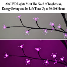 Load image into Gallery viewer, 6ft Cherry Blossom Flower Christmas Lamp Light Tree with 208 LED