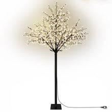 Load image into Gallery viewer, 8ft  600 LED Christmas Cherry Blossom Flower decoration Light Tree