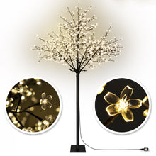 Load image into Gallery viewer, 8ft  600 LED Christmas Cherry Blossom Flower decoration Light Tree
