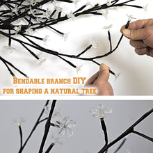 Load image into Gallery viewer, 8ft  600 LED Christmas Cherry Blossom Flower decoration Light Tree