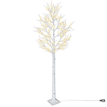 Load image into Gallery viewer, 8ft 132L LED Light Birch Decoration Tree Home Garden Holiday Party