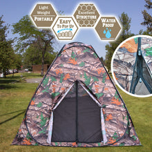 Load image into Gallery viewer, STRONG CAMEL Portable Camouflage Camo Camping Hiking Instant Easy Setup Pop Up Tent