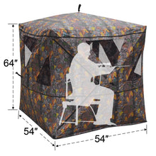 Load image into Gallery viewer, 2-3 Person Camouflage Hunting Blind Ground Archery Outhouse