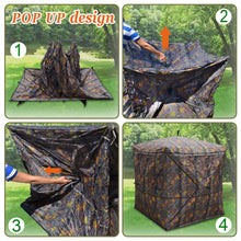 Load image into Gallery viewer, 2-3 Person Camouflage Hunting Blind Ground Archery Outhouse