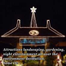 Load image into Gallery viewer, 8.5" LED Tree Topper Star Christmas Top Xmas Star Light Up Glitter Gift Decor