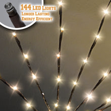 Load image into Gallery viewer, 50-inch Corded Bendable Willow Branch w 96/ 144 LED t Lights Wine Wall Decor