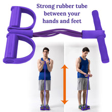 Load image into Gallery viewer, Pedal Resistance Band Stretch Trainer Abdominal Training Machine Home Fitness Equipment