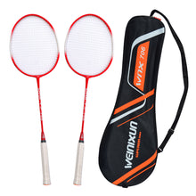 Load image into Gallery viewer, 2 Pack Badminton Racquet Lightweight Badminton Set with Bag