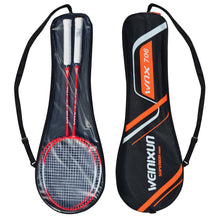 Load image into Gallery viewer, 2 Pack Badminton Racquet Lightweight Badminton Set with Bag