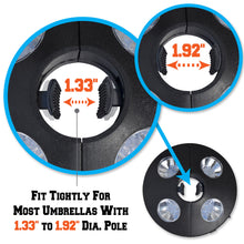 Load image into Gallery viewer, Wireless Battery Operated 24 LED Umbrella Bright Light Lamp