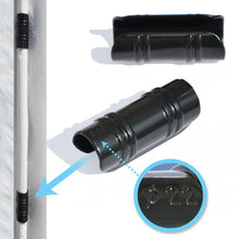 Load image into Gallery viewer, 7/8 inch x 2-1/2 Wide ABS Snap Clamps for Greenhouses Row Covers Clips Shelters Banner Frame