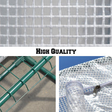 Load image into Gallery viewer, 10x5x7'H w 3 Tiers/6 Shelves Gardening Large Walk-in Wall Greenhouse  (White )