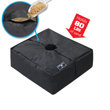 Load image into Gallery viewer, 14.6" Square Umbrella Sandbag Base Weight Bag Parasol Flag Pole Stand