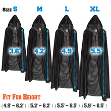Load image into Gallery viewer, S-XL Halloween Witch Hooded Cloak Robe Costume Party Cosplay