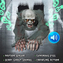 Load image into Gallery viewer, Crawling Creeping Bloody Ghost Zombie for Halloween with Motion Senor