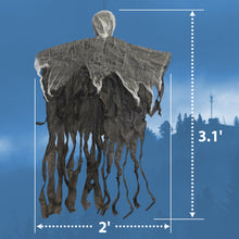 Load image into Gallery viewer, 3.1' Hanging Reaper Skull Head Prop Ghost Haunted House Halloween Decoration