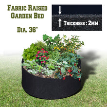 Load image into Gallery viewer, Big Round Gardening Flower Vegetable Planting Raised Pot Bag
