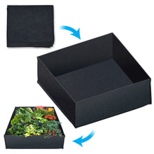 Load image into Gallery viewer, 3 size Fabric Square Plants Raised Planter for Garden Yard
