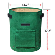 Load image into Gallery viewer, 11 Gallon Garden Planting Grow Bags Planter Pot