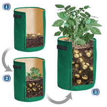Load image into Gallery viewer, 11 Gallon Garden Planting Grow Bags Planter Pot