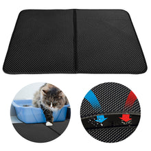 Load image into Gallery viewer, Large Cat Litter Trapper Litter Mat Easy to Clean Soft Touch w Waterproof Layer