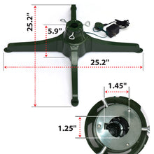 Load image into Gallery viewer, Rotating Stand for 7.5ft Artificial Christmas Tree Revolving Base
