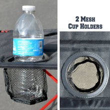 Load image into Gallery viewer, 22x16.5" Portable Folding Picnic Camping Table w 2 Cup Holders& Carry Bag Light