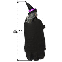 Load image into Gallery viewer, New Sound Animated Witch Lighted Eyes with Candy Plate Motion Halloween