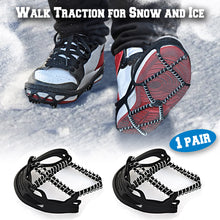 Load image into Gallery viewer, Walking on Snow Ice Walk Traction Cleats Crampons Shoes for Size 39 to 49