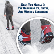 Load image into Gallery viewer, Walking on Snow Ice Walk Traction Cleats Crampons Shoes for Size 39 to 49